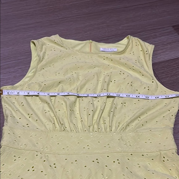 London Style Yellow Midi Dress - Picture 5 of 8